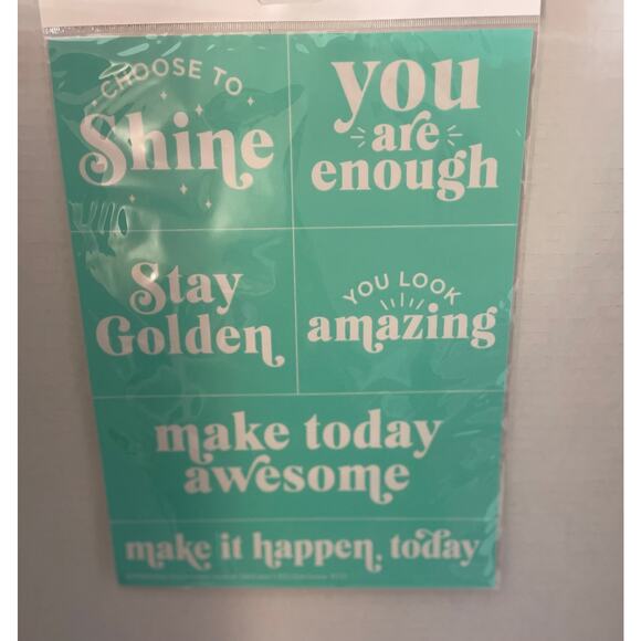 Chalk Couture New 8.5 x 11 "‎ Make Today Awesome" Transfer - Picture 2 of 4